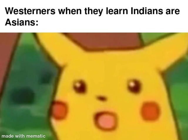 Indians are asians - meme