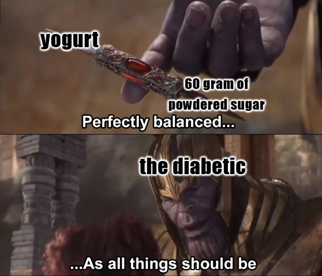 the diabetic - meme