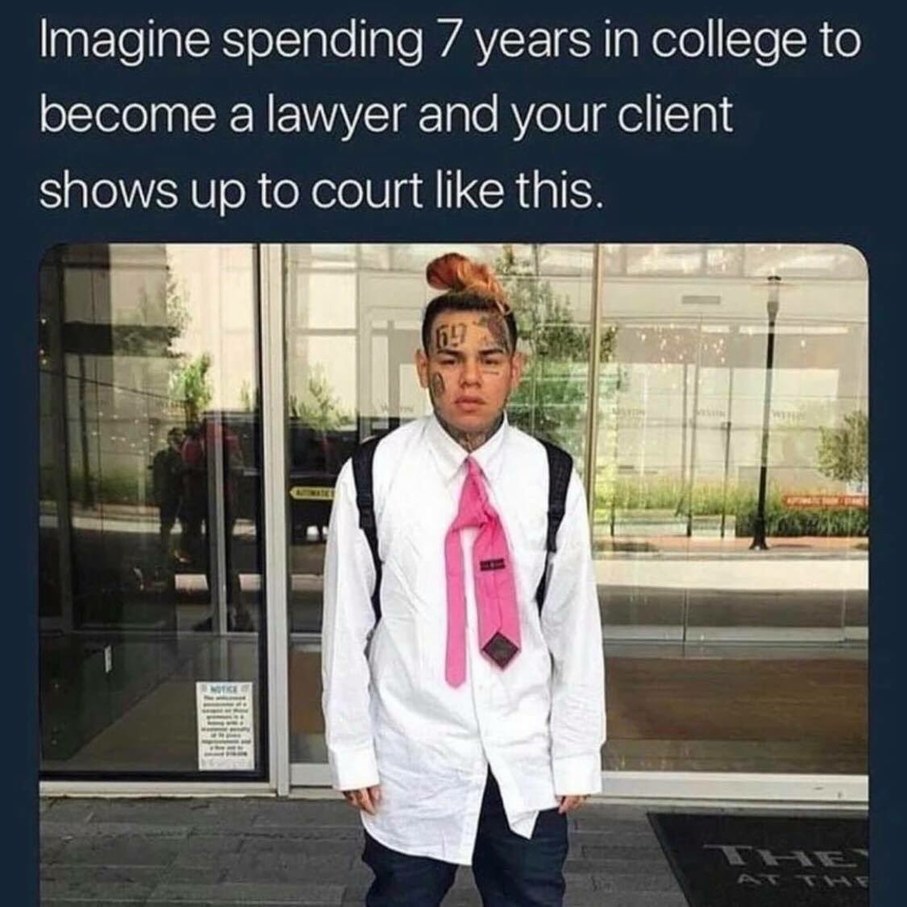 Becoming a lawyer - meme