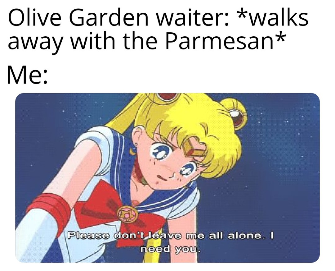 Parmesan is love. Parmesan is life. - meme