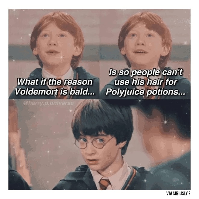 Riddle me this potter - meme