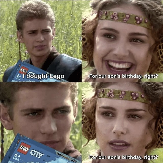 Lego is for men - meme