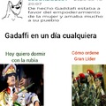 Tremendo feminista El Gadaffi