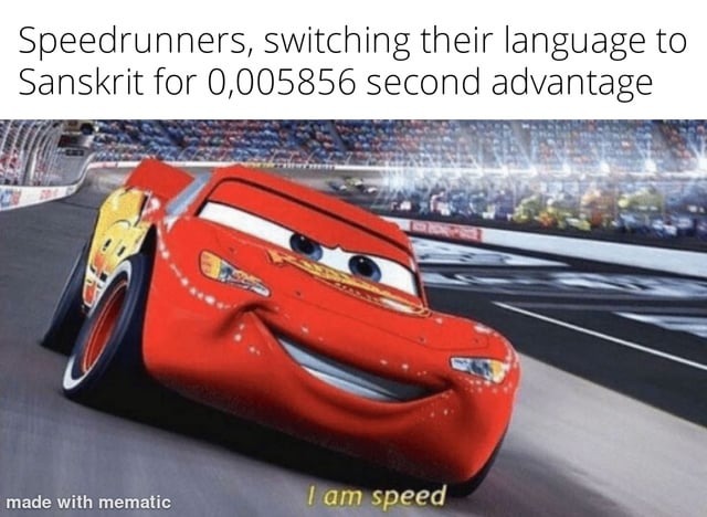 Speedrunners meme