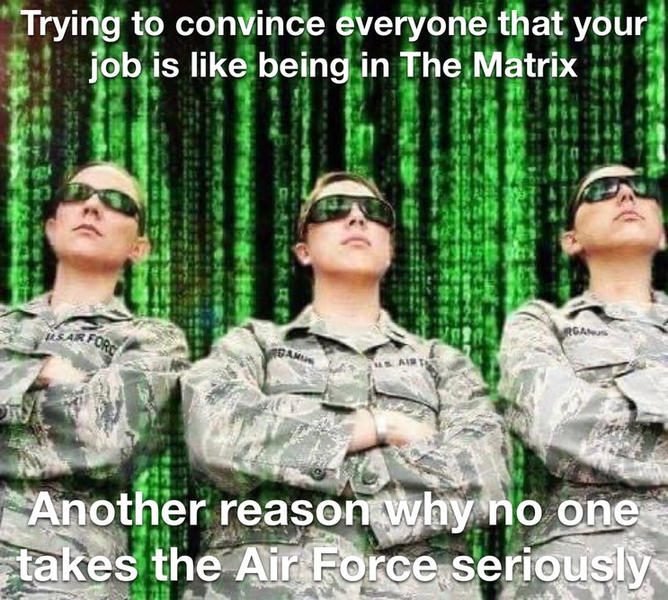 Air Force Matrix - meme