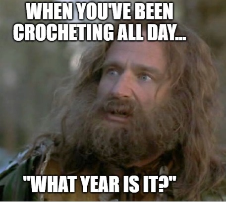 This is literally me any time I crochet XD - meme