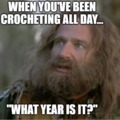 This is literally me any time I crochet XD