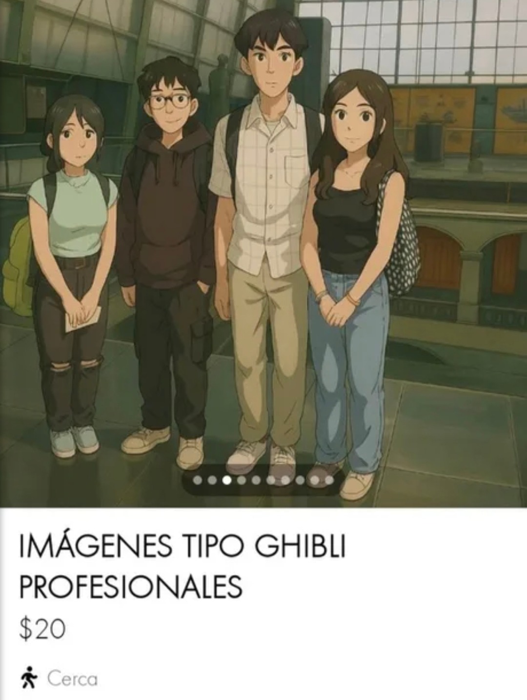 imágenes estilo Ghibli por 20 pesos, todo bien todo legal - meme