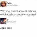 I can buy an Apple