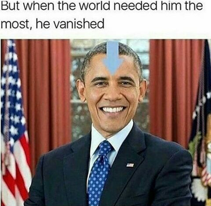 Obama the last black president - meme