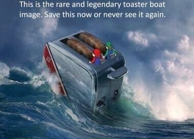 Toaster boat - meme
