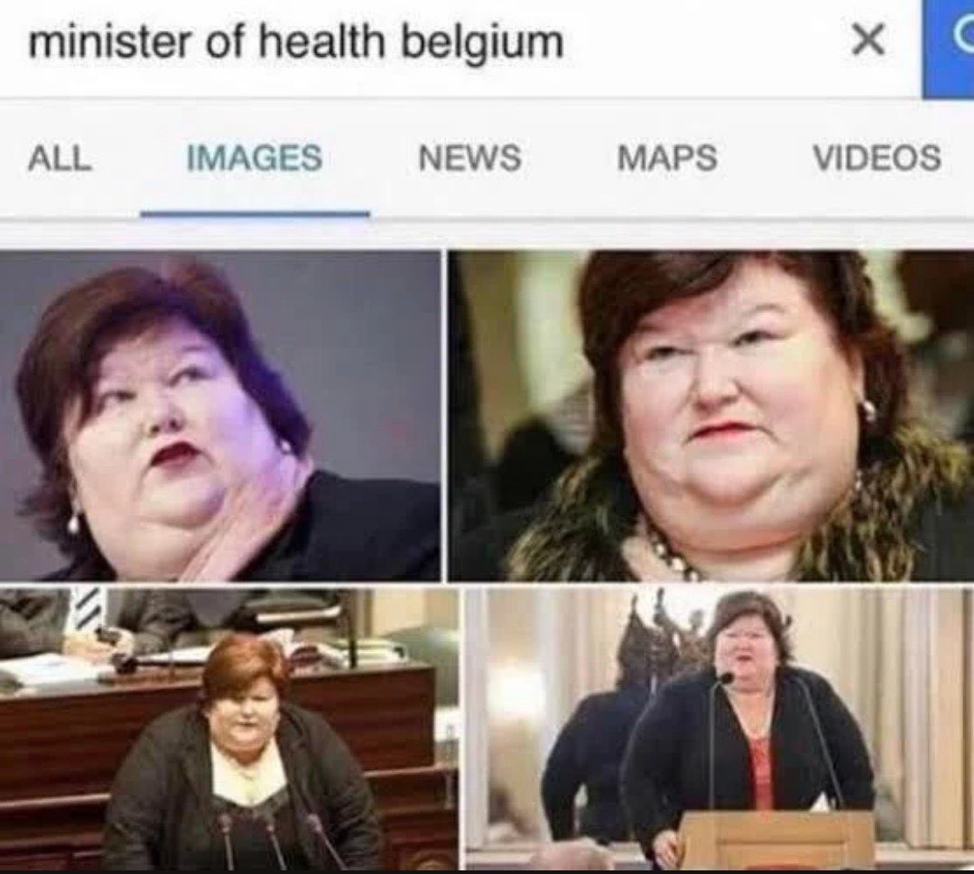 Minister of health belgium - meme