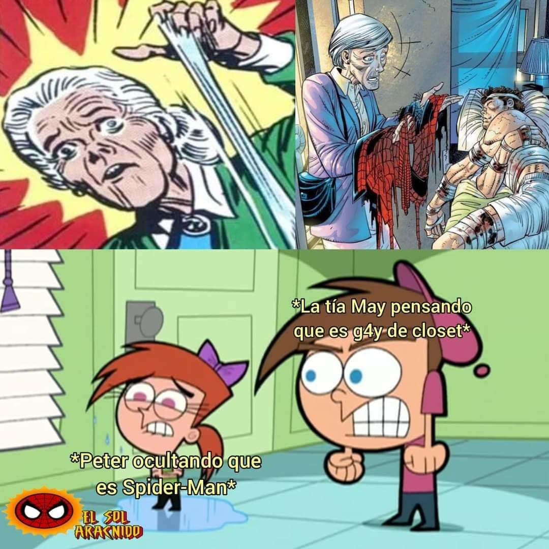 SPIDERMAN EN COMIC - meme
