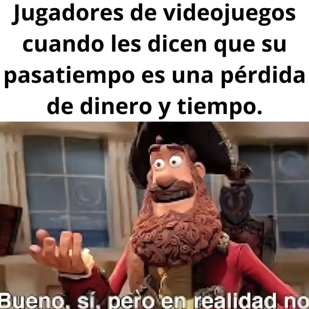 Jugar videojuegos no es perder tiempo, es inversión emocional - meme