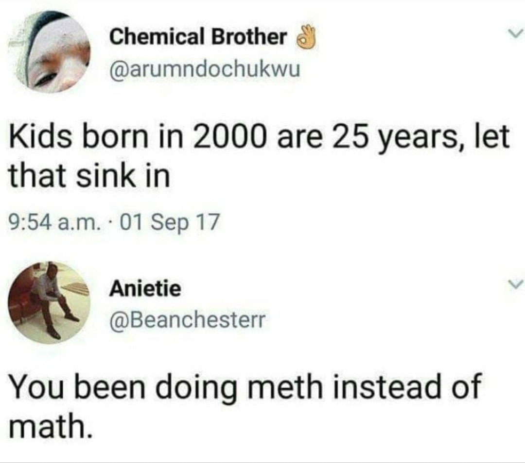 Kids don't do math, do meth instead - meme