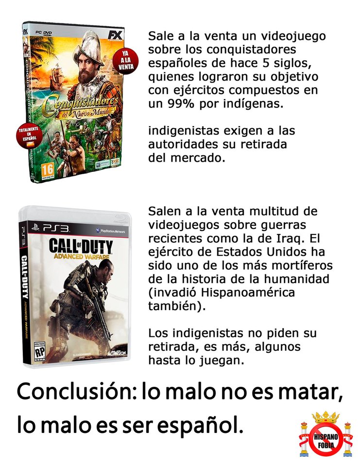 Gringolandia se saca la picha, le llamo yo a estos juegos sobre guerras recientes suyas y no hay boicots a sus ventas - meme