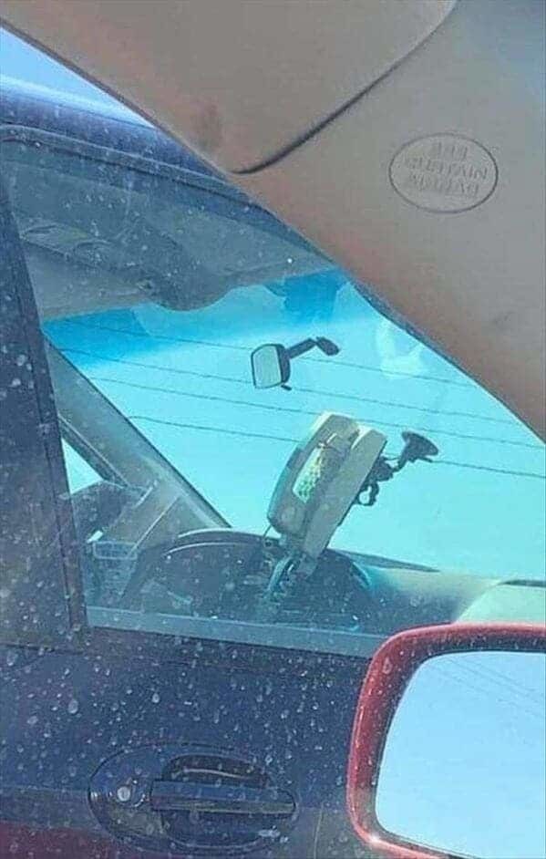I remember one of my uncle's in the 90's got a phone put in his cab/limo (I forgot which) and apparently it was a dick dick energy move - meme