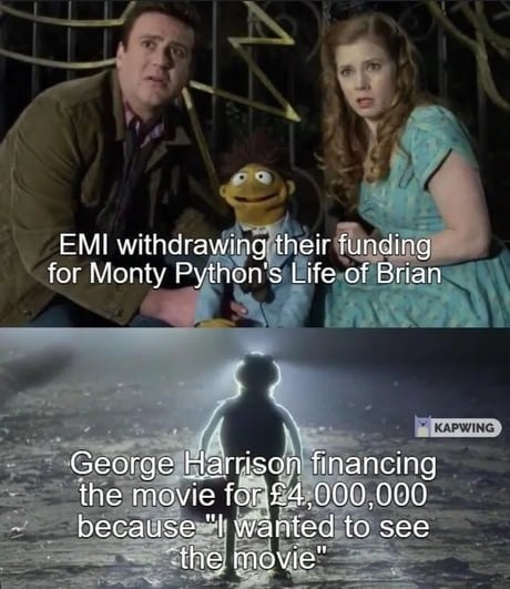 George Harrison literally funded a meme