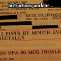 Instructions unclear, inhaler stuck in anus