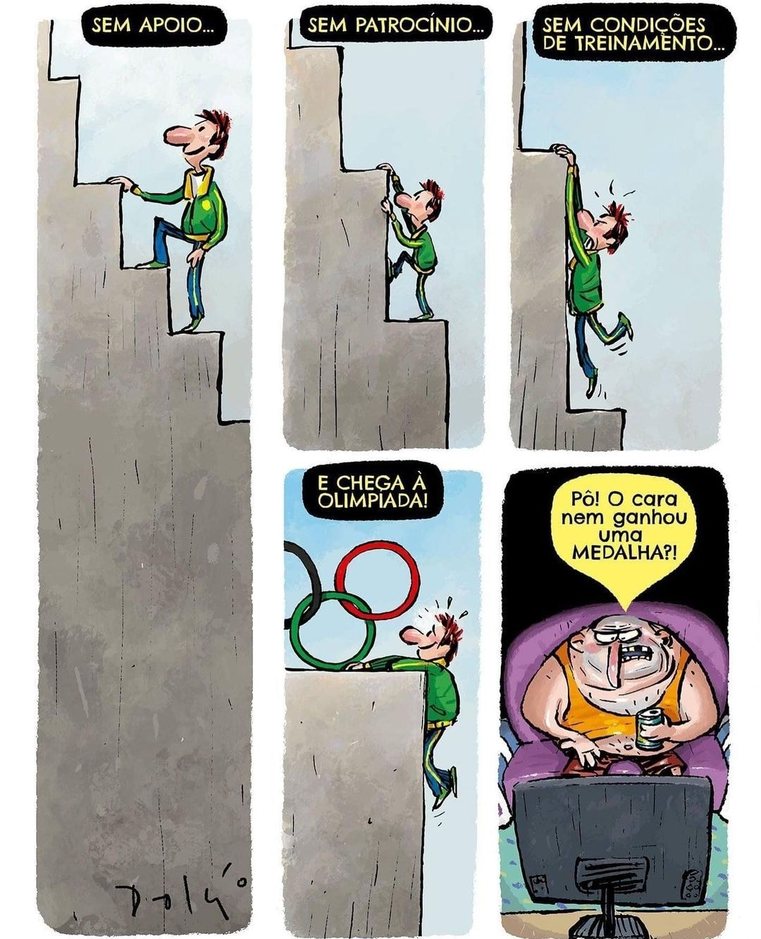 Brasil nas olimpíadas - meme