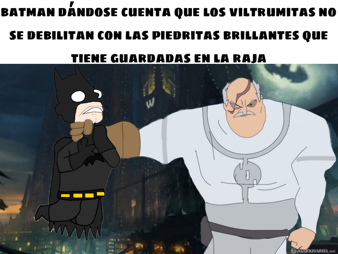 Batman dándose cuenta - meme