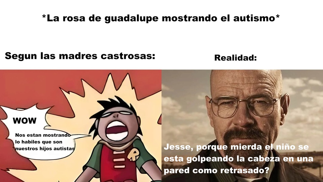 Hubieron como 3 episodios de la rosa de guadalupe sobre el autismo, y todas son una falta de respeto para los autistas - meme