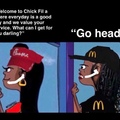 McDonald’s is nasty anyway. and Wendy’s has comedy