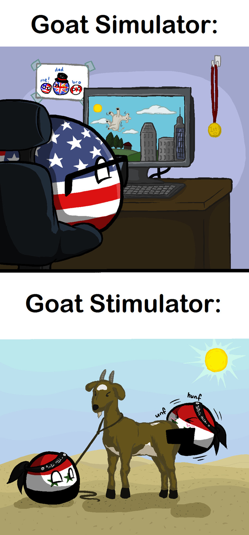 Goat stimulator - meme
