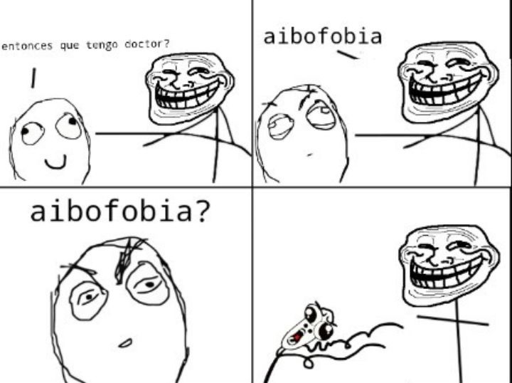 Aibofobia es miedo a palabras q se leen igual al reves - meme