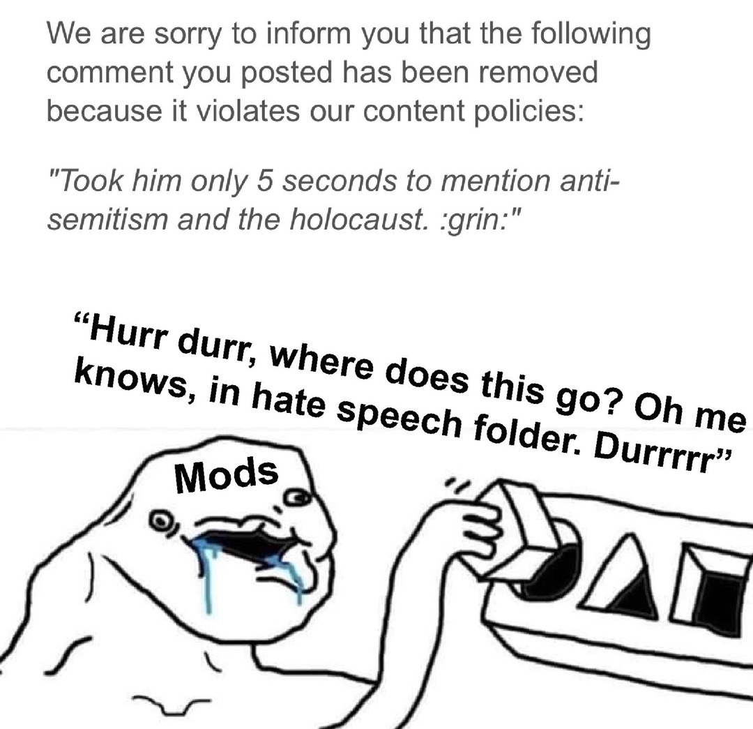 Breathing is hate speech now as well - meme