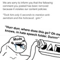 Breathing is hate speech now as well