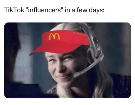 Tiktok influencer meme