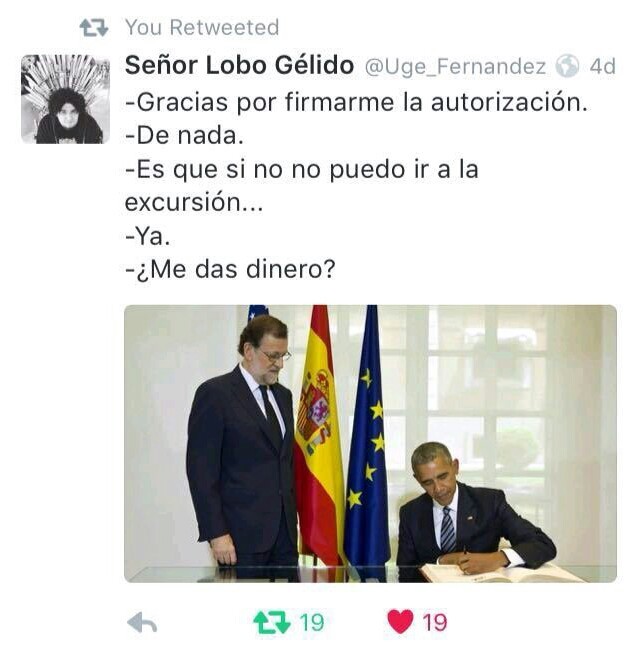 Presidente de España - meme