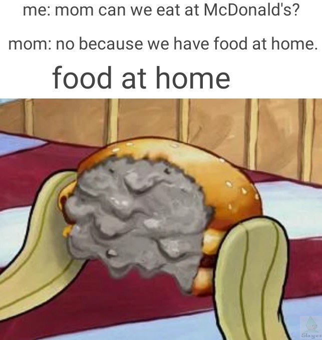 Food at home - meme