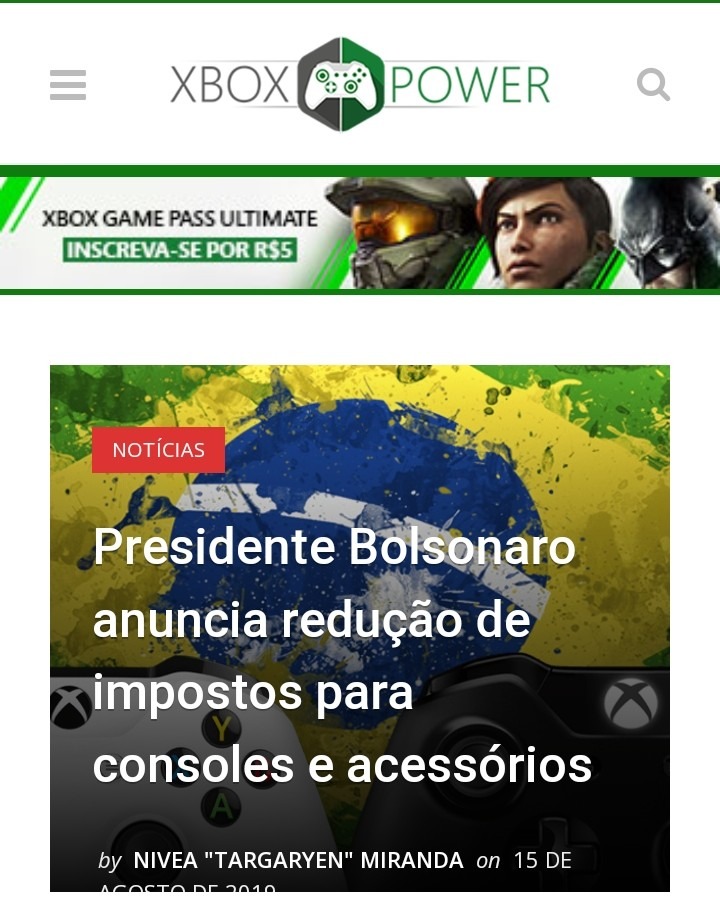 Xbox Bolsonaro - meme