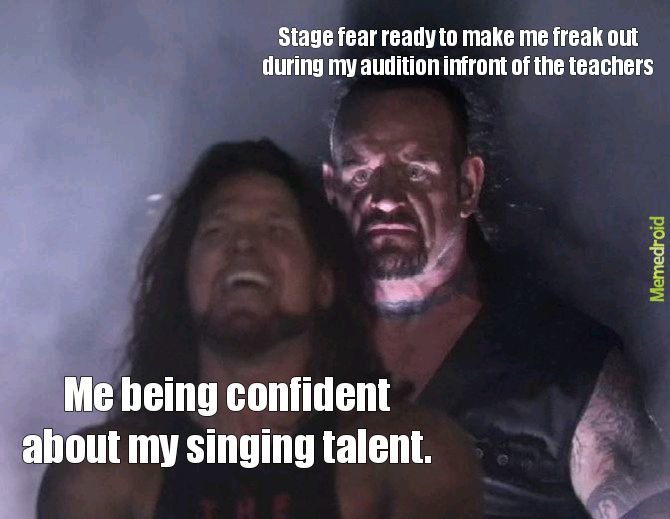 So i fricked up my audition - meme