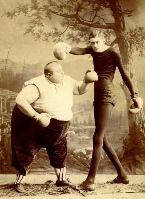 el boxeo antiguo era muy raro - meme