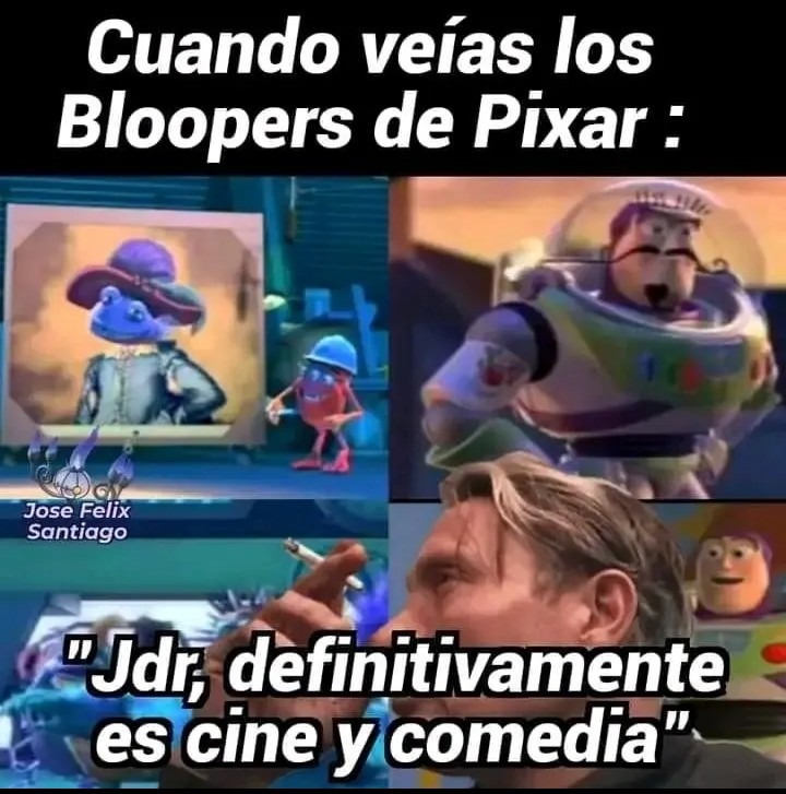 Pixar de los 2000 > Pixar actualmente - meme