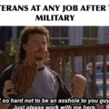 Finding job after the military