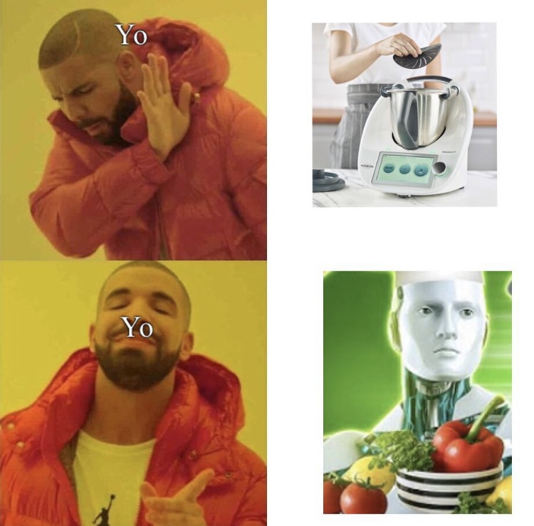 Robot de cocina. - meme