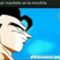 Goku con Machete