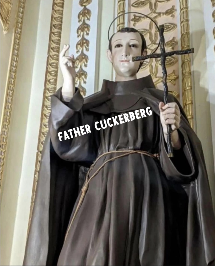 Father Cuckerberg - meme