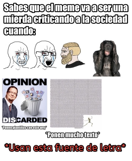 Memes baiters be like: