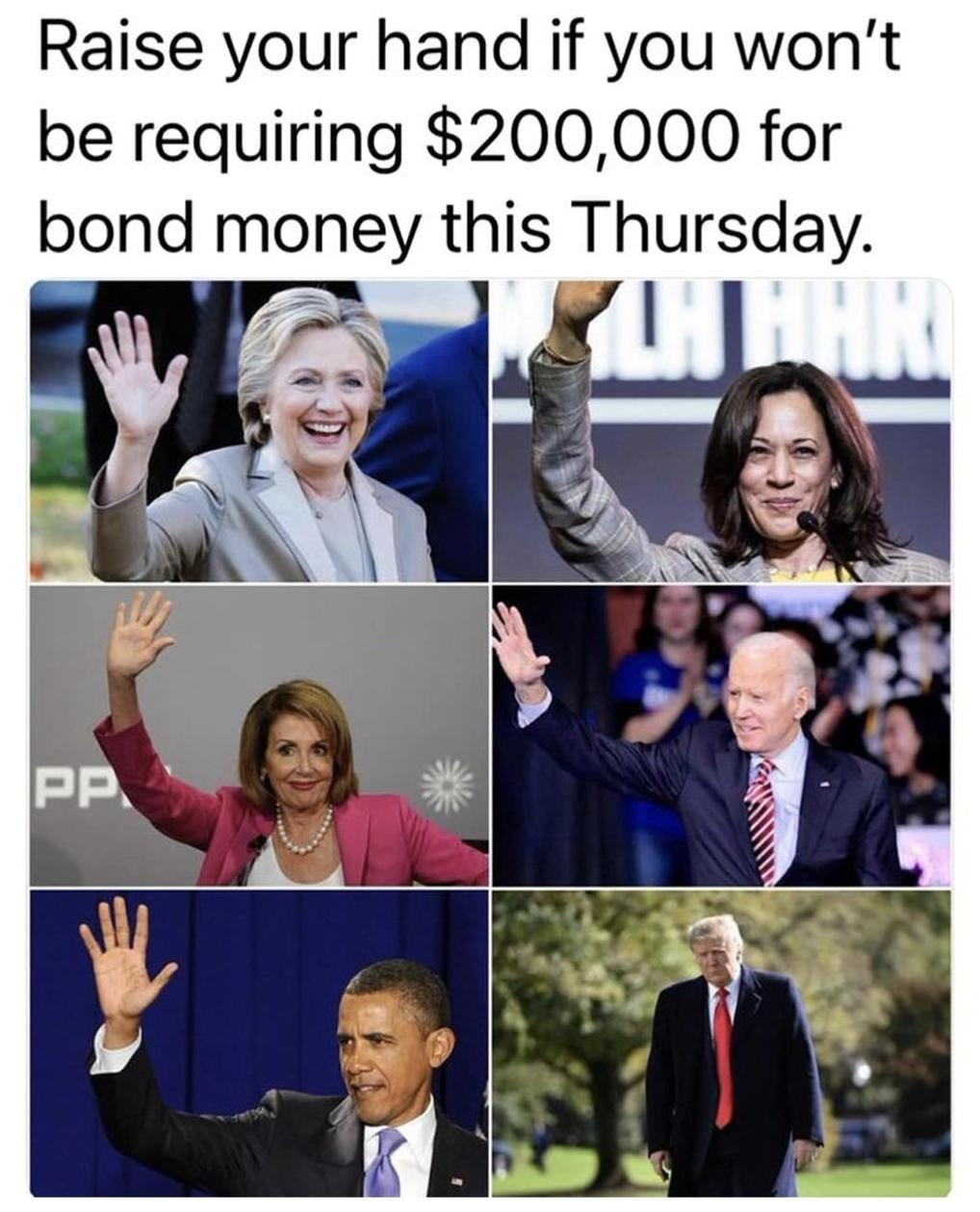 raise your hand friends - meme