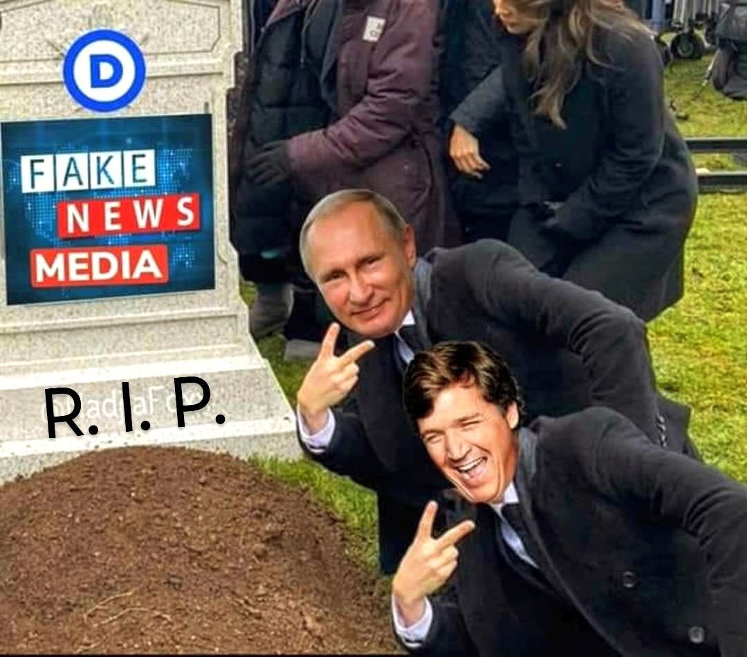 Tucker Carlson is one of very few REAL JOURNALISTS in the world right now! - meme