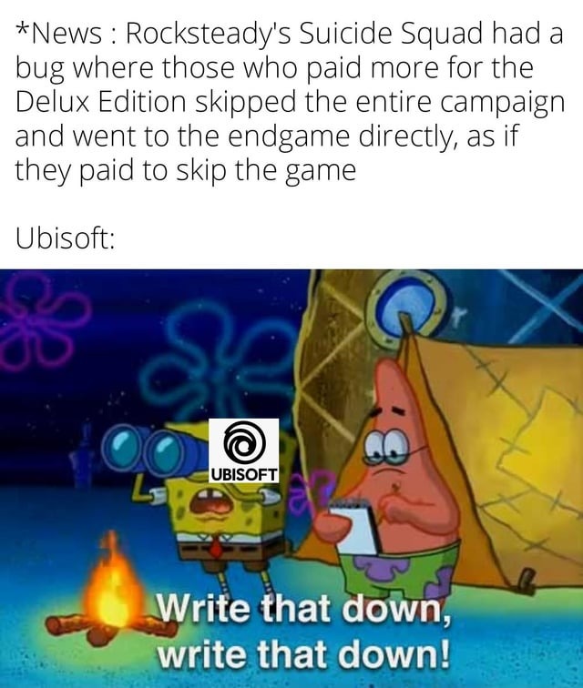 Ubisoft is taking notes - meme