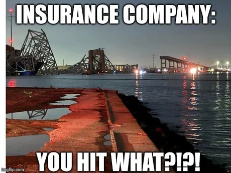 Francis Scott Key bridge collapse meme