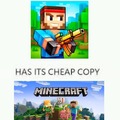 Minecraft cheap copy xd