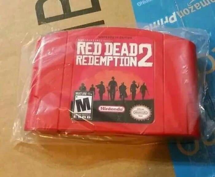 Red dead redemption 2 para Nintendo 64 - meme