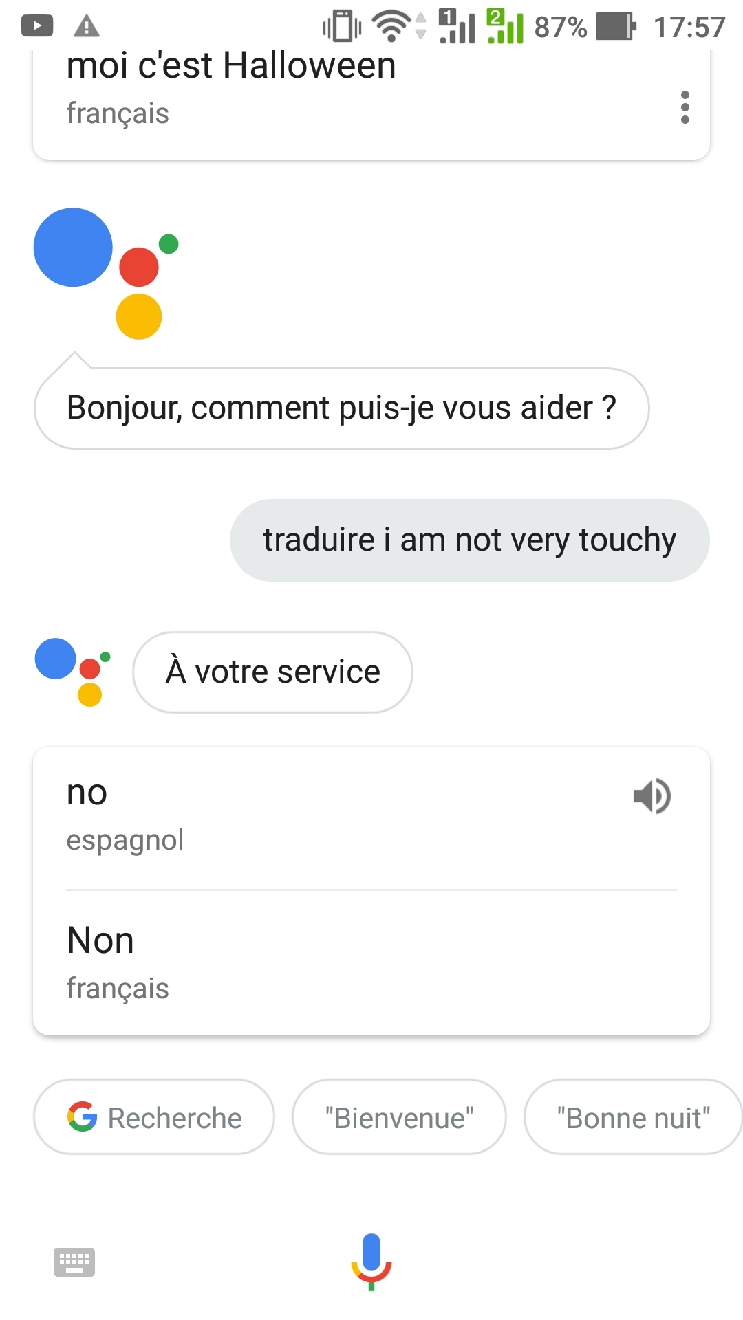 Google n'a pas voulu traduire - meme